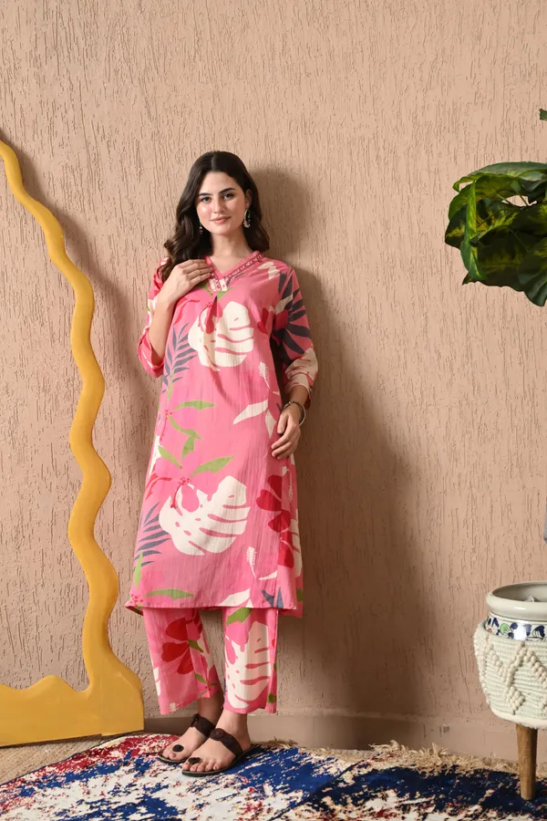 Multicolor_Cotton_Embroidery_Co-Ord_Set_For_Women
