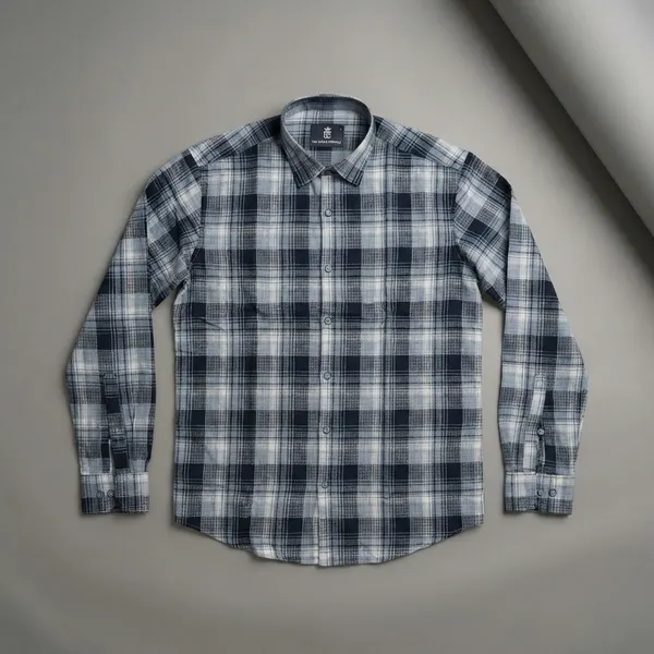 Multicolor_Pure_Cotton_Plaid_Full_Sleeve_Casual_Shirt_For_Men