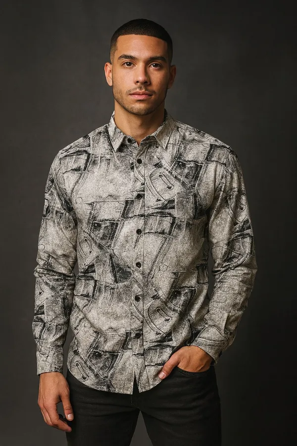 Multicolor_Pure_Cotton_Abstract_Print_Full_Sleeve_Casual_Shirt_For_Men