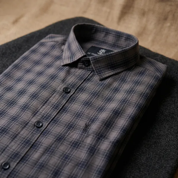 Black_Pure_Cotton_Checked_Full_Sleeve_Casual_Shirt_For_Men