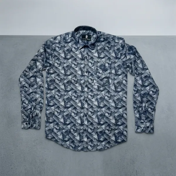 Black_Pure_Cotton_Geometric_Printed_Full_Sleeve_Formal_Shirt_For_Men