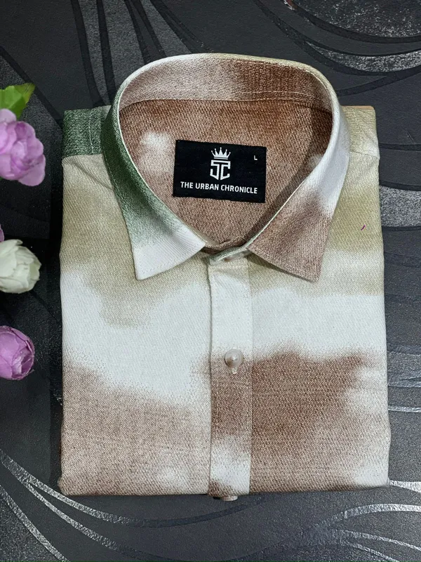 Multicolor_Pure_Cotton_Gradient_Check_Pattern_Casual_Shirt_For_Men
