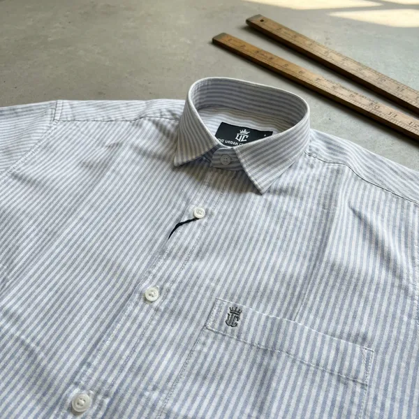 White_Pure_Cotton_Striped_Full_Sleeve_Formal_Shirt_For_Men