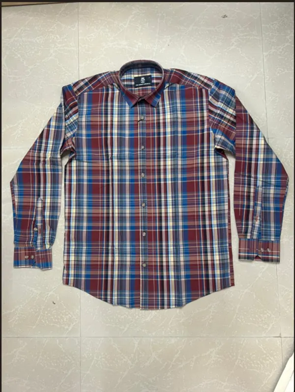 Multicolor_Pure_Cotton_Plaid_Full_Sleeve_Casual_Shirt_For_Men