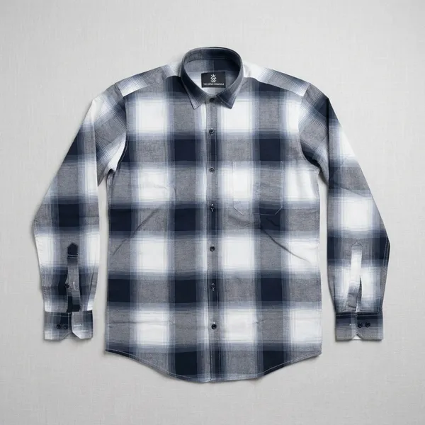 Multicolor_Pure_Cotton_Checkered_Long_Sleeve_Casual_Shirt_For_Men