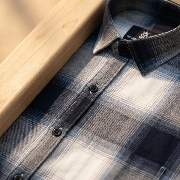 Multicolor_Pure_Cotton_Checkered_Long_Sleeve_Casual_Shirt_For_Men
