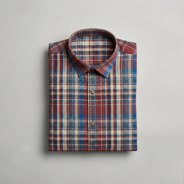 Multicolor_Pure_Cotton_Plaid_Full_Sleeve_Casual_Shirt_For_Men