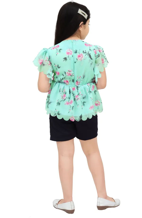 Aquablue_Chiffon_Printed_Top_And_Pant_Set_For_Girls