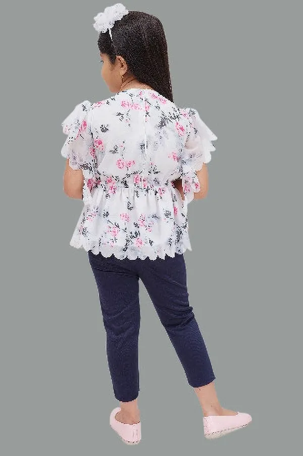 White_Chiffon_Printed_Top_For_Girls