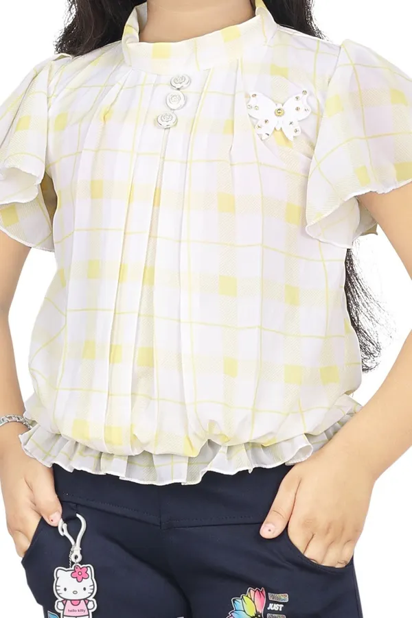 Lemon_Cotton_Blend_Printed_Shorts_For_Girls