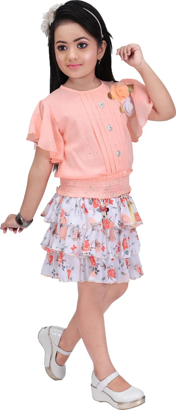 Peach_Chiffon_Self_Design_Skirt_For_Baby_Girls