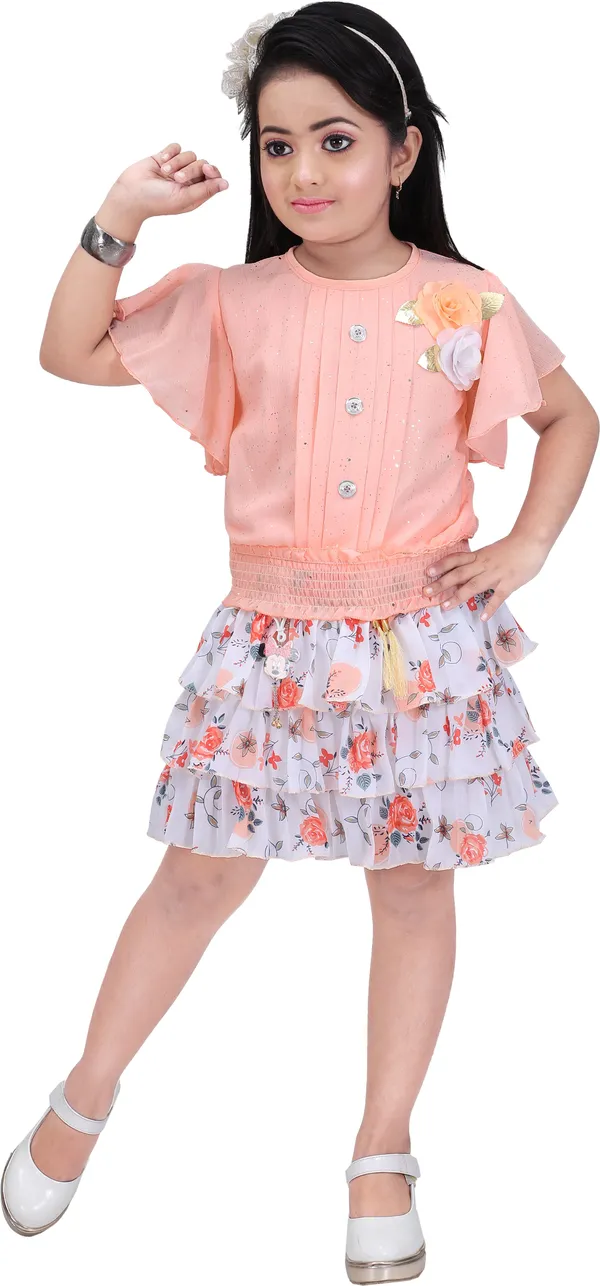 Peach_Chiffon_Self_Design_Skirt_For_Baby_Girls