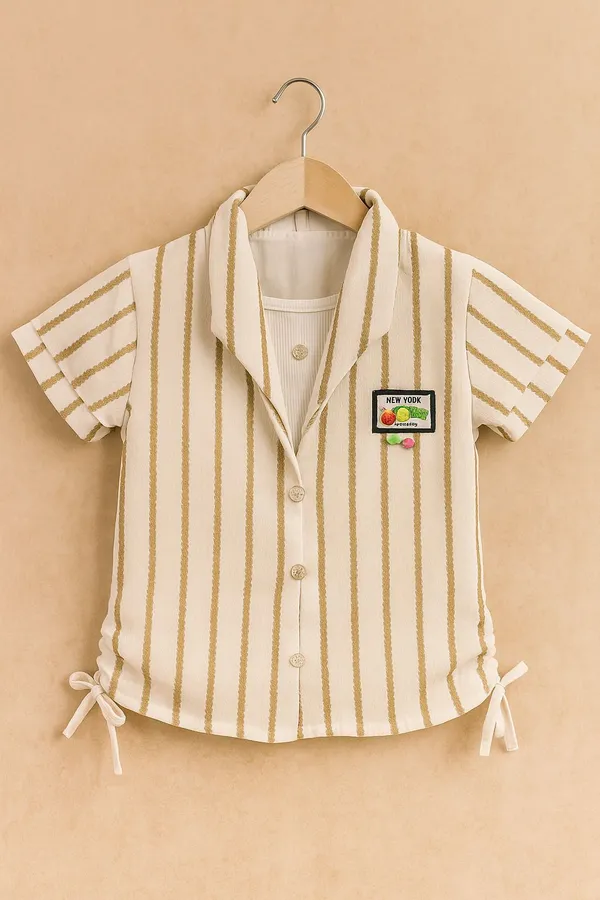Tasar_Cotton_Blend_Striped_Shorts_For_Girls
