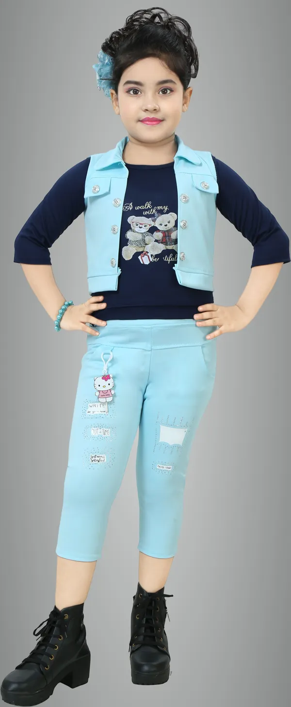 Aqua_Blue_Cotton_Blend_Self_Design_Jacket_For_Girls