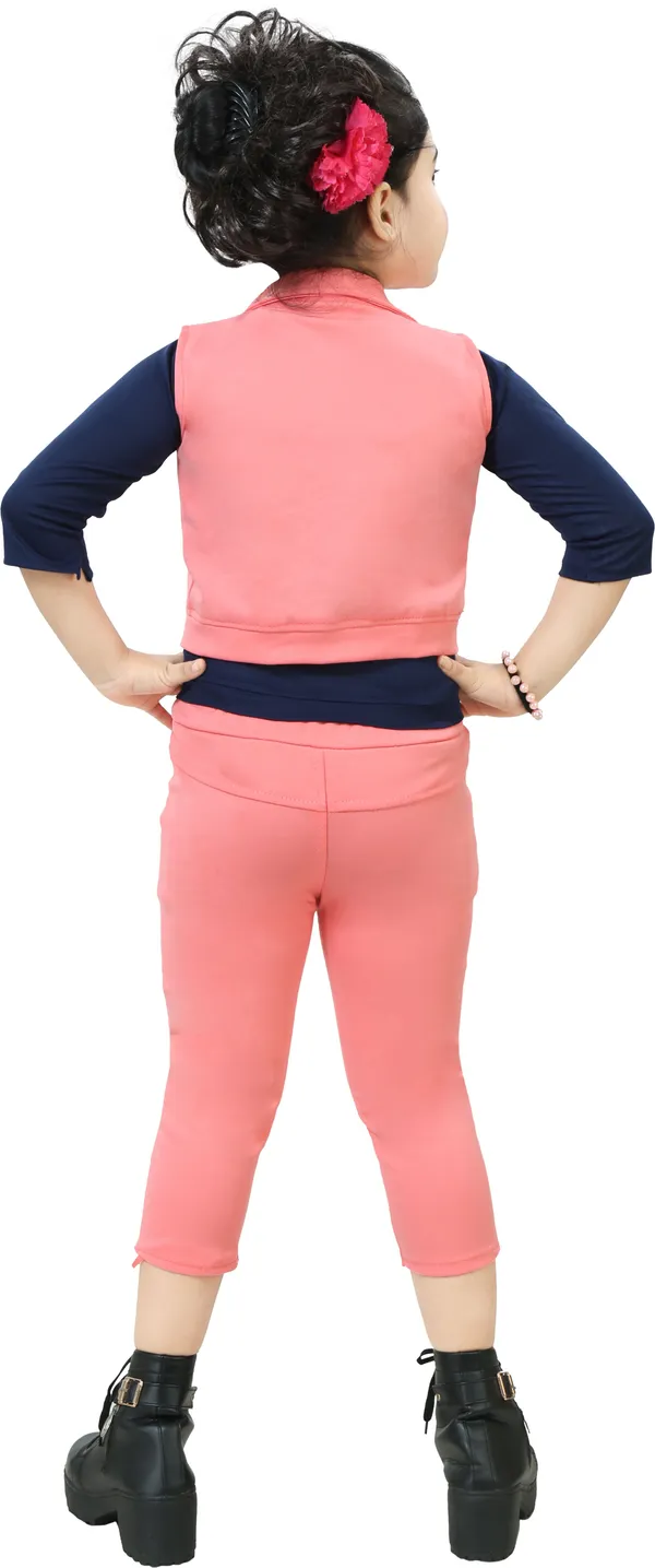 Peach_Cotton_Blend_Self_Design_Jacket_For_Girls