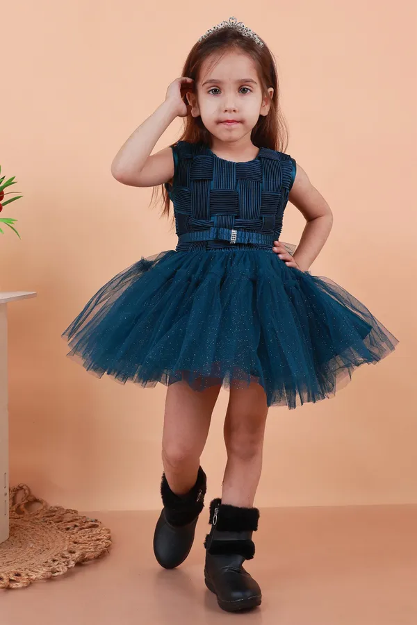 Blue_Net_Embellished_Fit_And_Flare_Dress_For_Girls