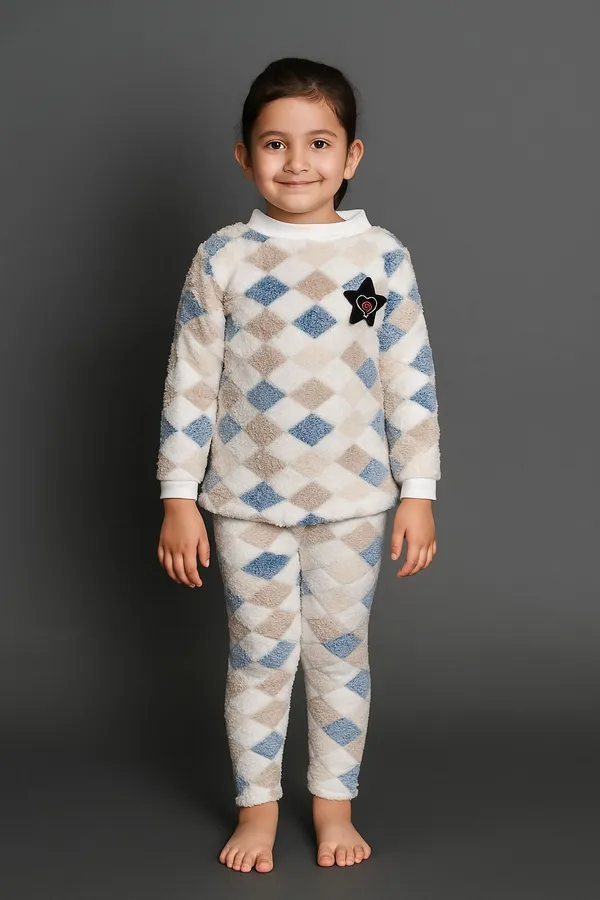 Multicolor_Fur_Checkered_Winter_Set_For_Girls