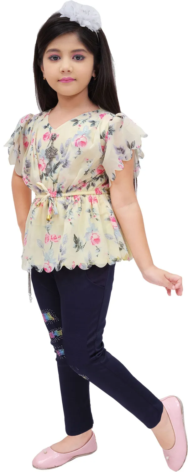 Lemon_Chiffon_Printed_Top_For_Girls