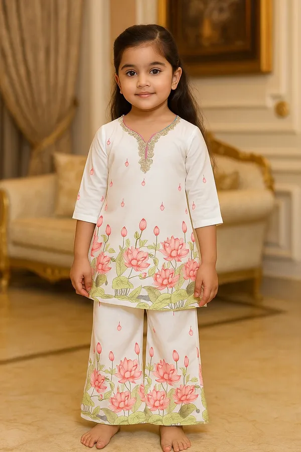 Cream_Cotton_Printed_Top_And_Pant_Set_For_Girls