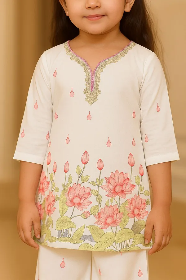 Cream_Cotton_Printed_Top_And_Pant_Set_For_Girls