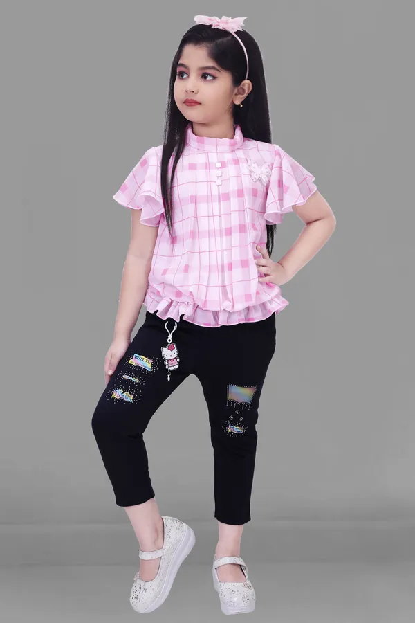 Pink_Chiffon_Printed_Tunic_For_Girls