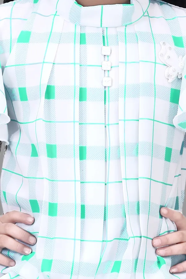 Sea_Green_Chiffon_Printed_Tunic_For_Girls
