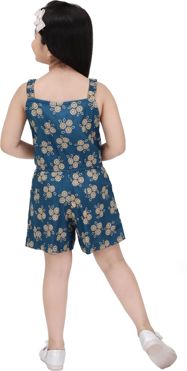 Kerosin_Blue_Rayon_Floral_Print_Regular_Jumpsuit_For_Girls
