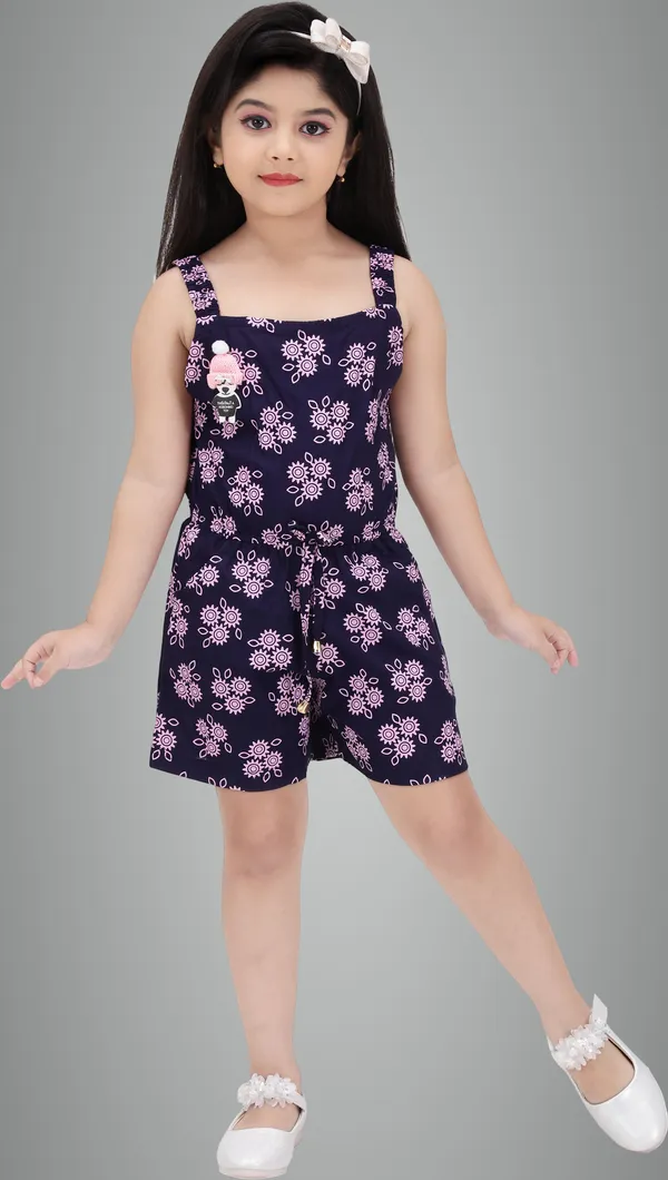 Navy_Blue_Rayon_Floral_Print_Regular_Jumpsuit_For_Girls