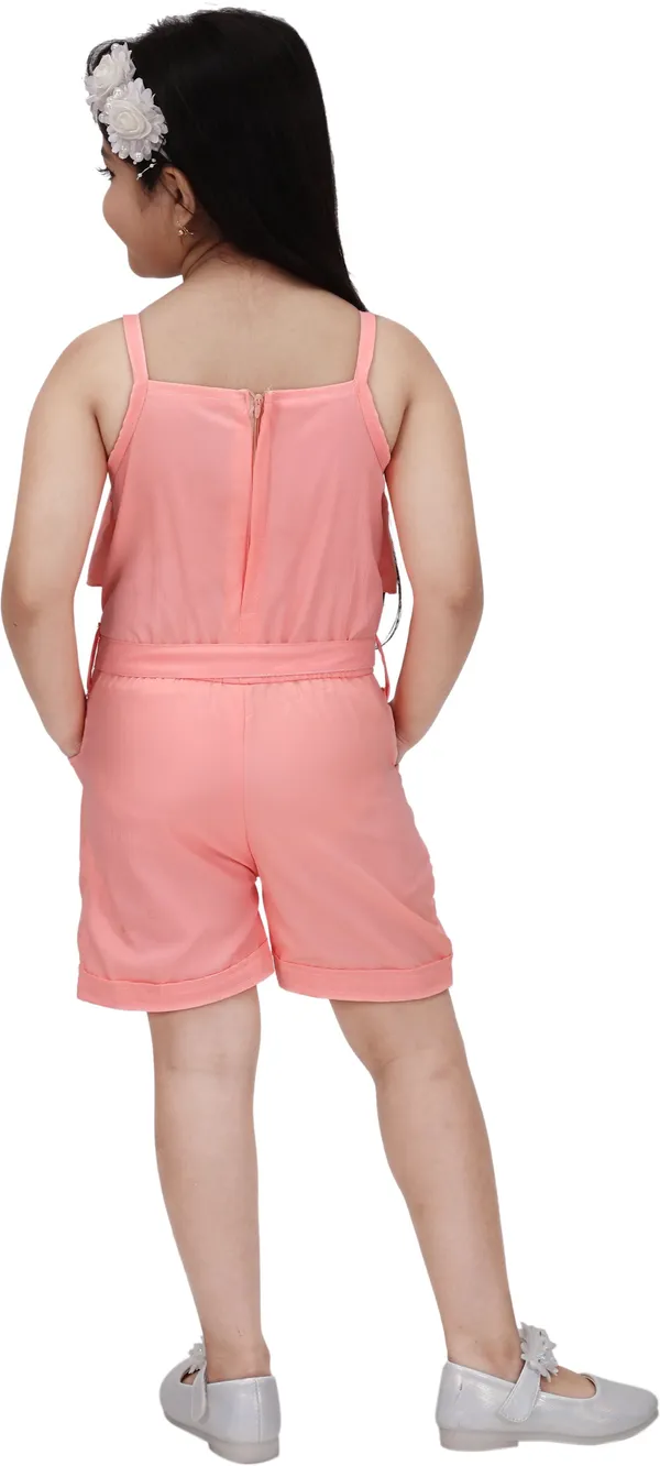 Peach_Cotton_Blend_Solid_Regular_Jumpsuit_For_Girls