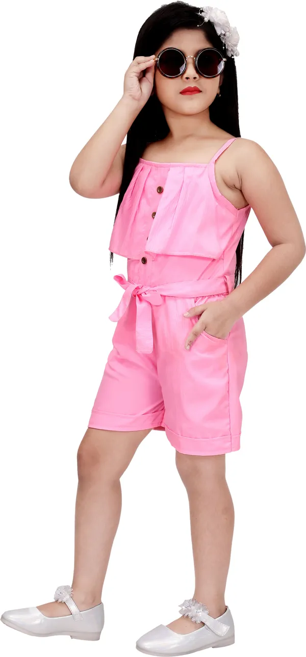 Pink_Cotton_Blend_Solid_Regular_Jumpsuit_For_Girls