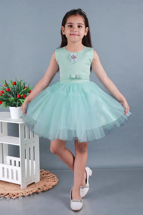 Aqua_Blue_Net_Embellished_Fit_And_Flare_Dress_For_Girls