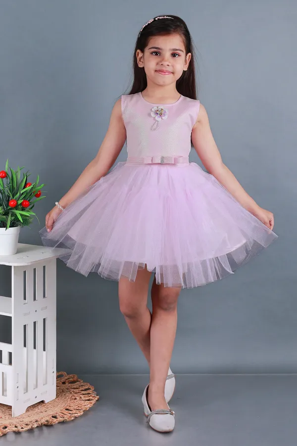 Pink_Net_Embellished_Fit_And_Flare_Dress_For_Girls