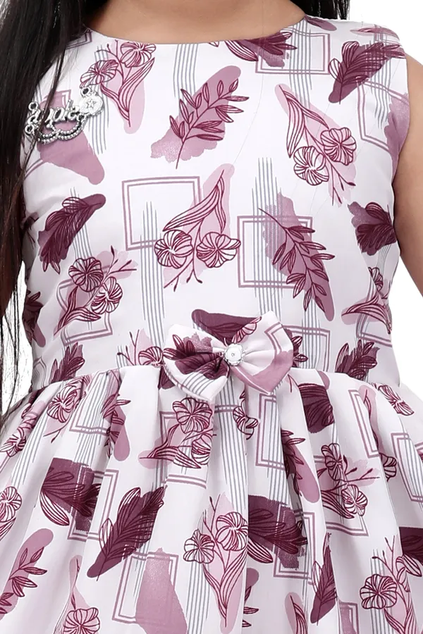 Purple_Cotton_Blend_Washed_Dyed_Fit_And_Flare_Dress_For_Girls