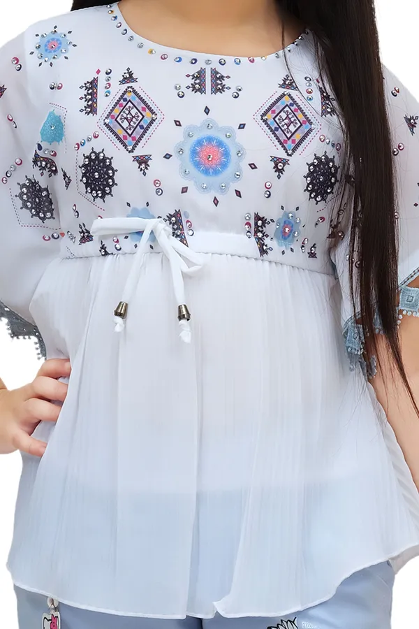 Aqua_Blue_Chiffon_Graphic_Print_Tunic_For_Girls