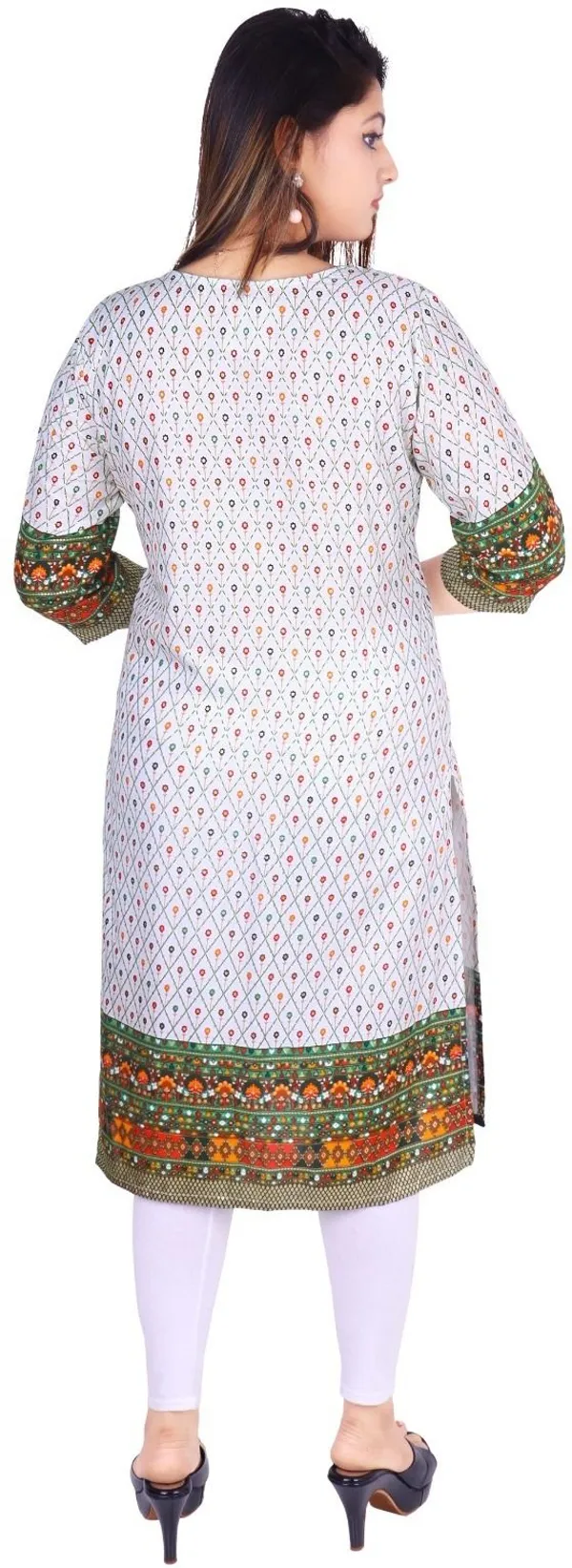 Green_Cotton_Rayon_Embroidered_Kurta_For_Women