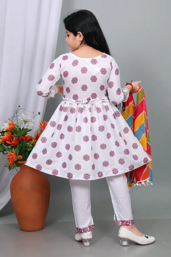 Rani_Pure_Cotton_Printed_Kurta_Pyjama_And_Dupatta_Set_For_Girls