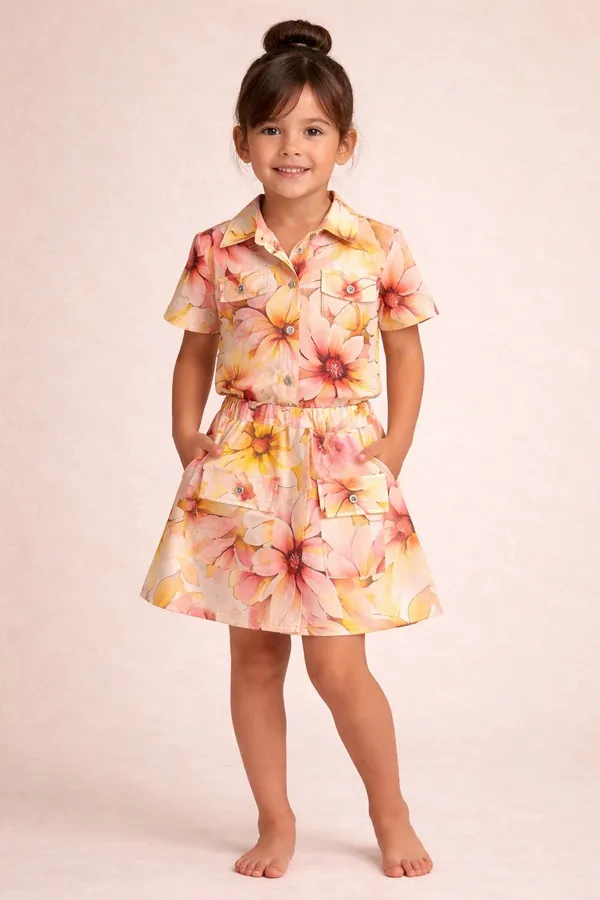Lemon_Cotton_Blend_Floral_Print_Top_For_Girls