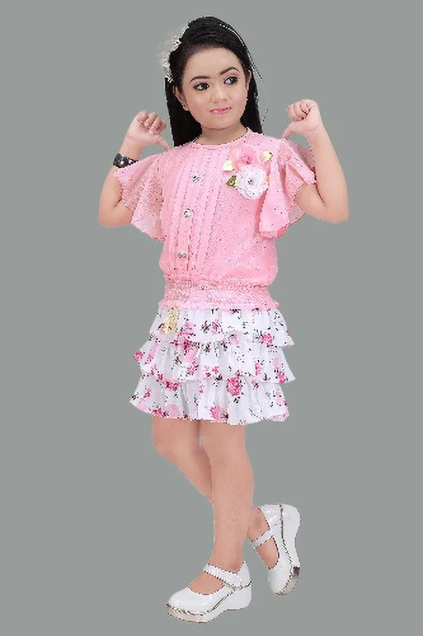 Pink_Chiffon_Printed_Tunic_For_Girls