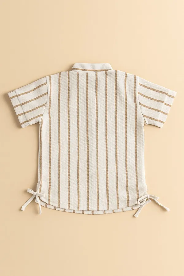 Tasar_Cotton_Blend_Striped_Shirt_Style_Top_For_Girls