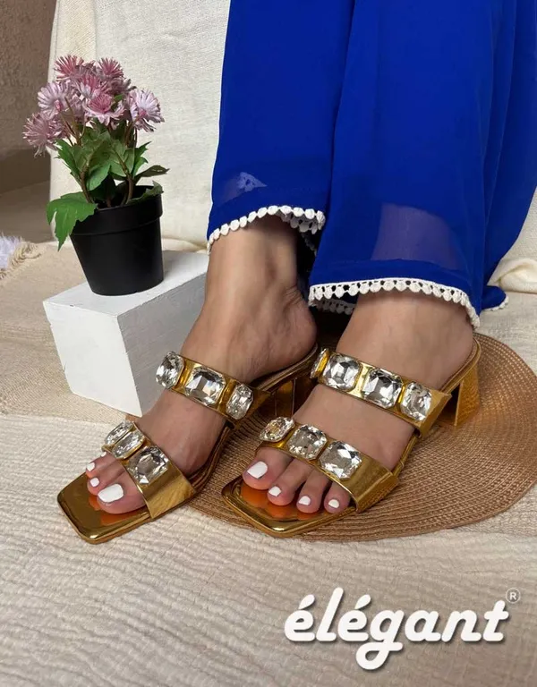 Black_Faux_Leather_Premium_Flats_And_Golden_Faux_Leather_Premium_Heels_For_Women_Pack_Of_2
