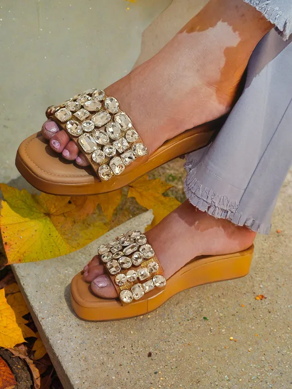 Tan_Faux_Leather_Heels_For_Women