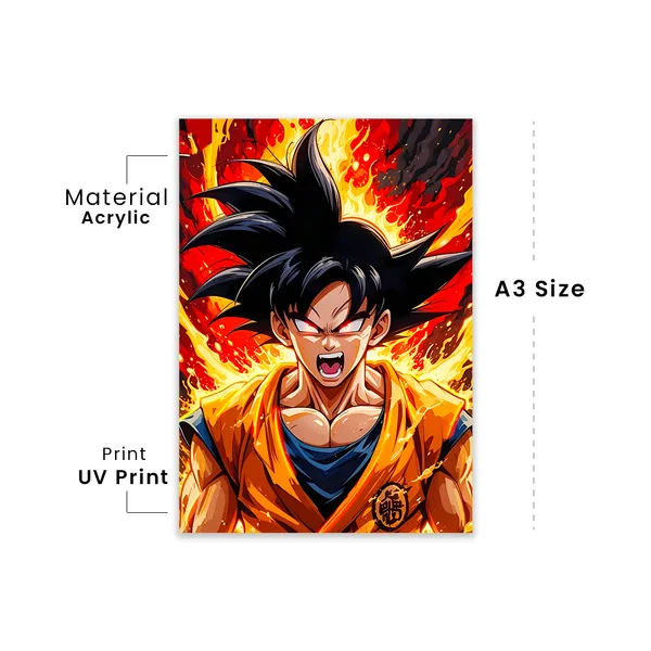 Goku_Premium_Acrylic_Anime_Frame