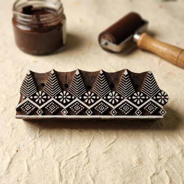 Hand_Carved_Wooden_Kangdi_Border_Printing_Set_Of_4_Pieces
