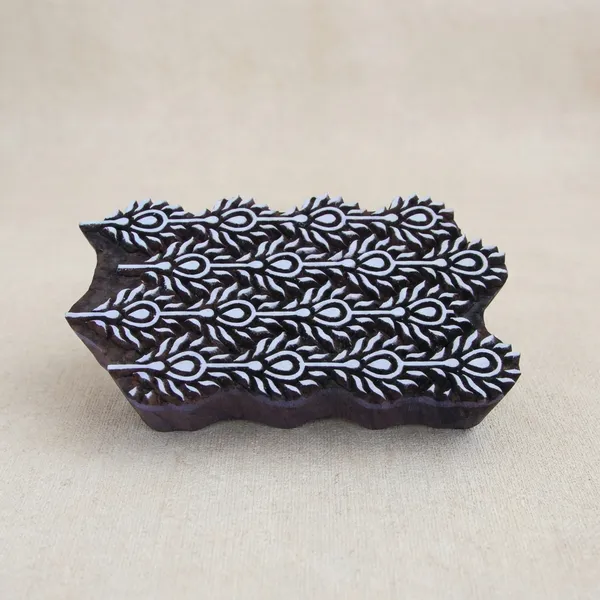 Handicrafts_Pecock_Wing_Design_Border_Printing_Block