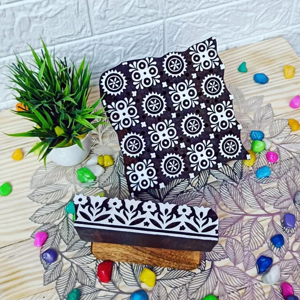 All_Over_Jaal_And_Border_2_Pieces_Set_Wooden_Printing_Blocks