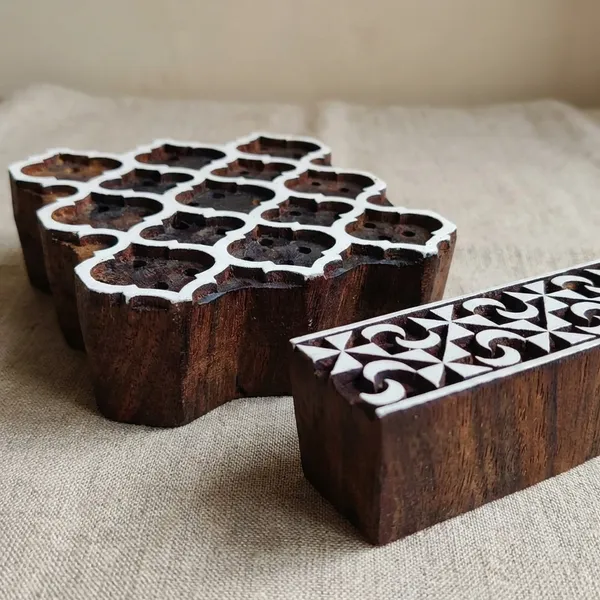 All_Over_Jaal_And_Border_2_Pieces_Set_Wooden_Printing_Blocks