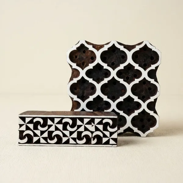 All_Over_Jaal_And_Border_2_Pieces_Set_Wooden_Printing_Blocks