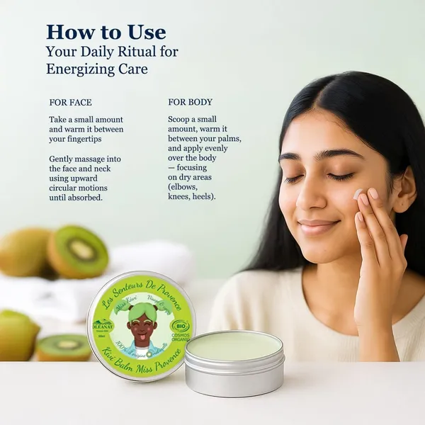 Oleanat_Organic_Kiwi_Face_&_Body_Balm_30ml_–_French_COSMOS_Certified_Moisturizer_with_Kiwi_Oil_Macerate_&_Shea_Butter_for_All_Skin_Types