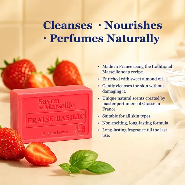 Strawberry_Basil_Fragrant_Soothing_Soap_Bar_For_Unisex