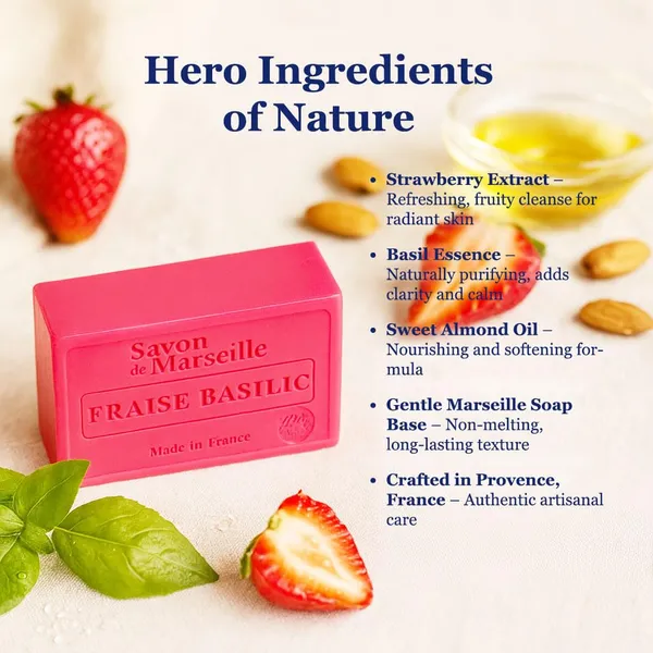 Strawberry_Basil_Fragrant_Soothing_Soap_Bar_For_Unisex